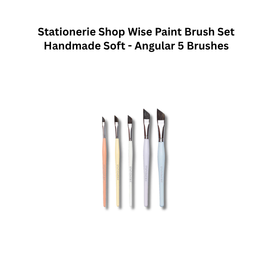 Paint Brush Set Handmade Soft - Angular 5 Brushes