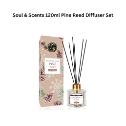 Soul & Scents 120ml Pine Reed Diffuser Set