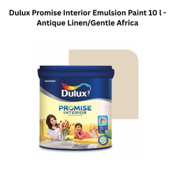 Dulux Promise Interior Emulsion Paint 10 l - Antique Linen/Gentle Africa