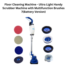 Polisher Floor Cleaning Machine - Ultra Light Handy Scrubber Machine (Battery Version)