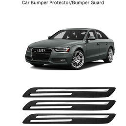 AOSIS-Car Bumper Protector/Bumper Guard for TATA SEIERA with Single Chrome Stripe (4-Pcs)