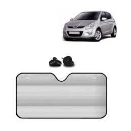 KINGSWAY® Car Window Foil Curtain Sticky Sun Shade Compatible with Hyundai I20