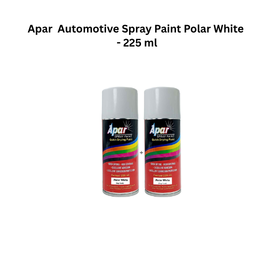 Apar Automotive Spray Paint Polar White - 225ml