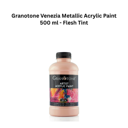 Granotone Venezia Metallic Acrylic Paint 1000 ml - Flesh Tint