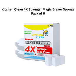 Kitchen Clean 4X Stronger Magic Eraser Sponge Pack of 6