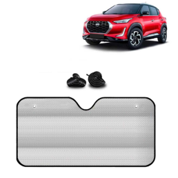 KINGSWAY® Car Window Foil Curtain Sticky Sun Shade Compatible with Hyundai Aura