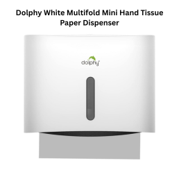 Dolphy White Multifold Mini Hand Tissue Paper Dispenser