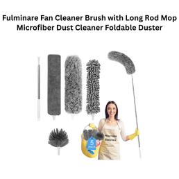 Zoffany with Z 5 in 1 Microfiber Feather Duster 5 PCS Bendable & Extendable