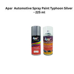 Apar Automotive Spray Paint Typhoon Silver - 225ml