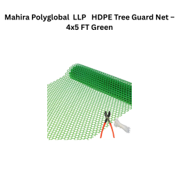 Mahira Polyglobal LLP HDPE Tree Guard Net – 4x5 FT Green