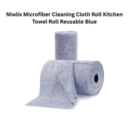 Niwlix Microfiber Cleaning Cloth Roll Kitchen Towel Roll Reusable