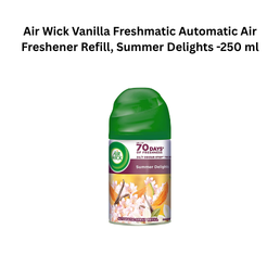 Air Wick Vanilla Freshmatic Automatic Air Freshener Refill, Summer Delights - 250 ml