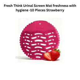 Fresh Think Urinal Screen Mat freshness with hygiene -10 Pieces Strawberry