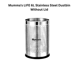Mumma's LIFE 9L Stainless Steel Dustbin Without Lid