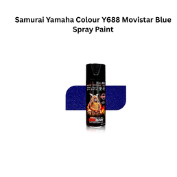Samurai Yamaha Colour Y688 Movistar Blue Spray Paint