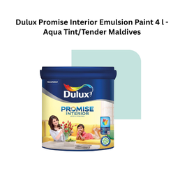 Dulux Promise Interior Emulsion Paint 4 l - Aqua Tint/Tender Maldives