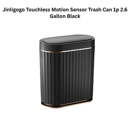 Jinligogo Elpheco 7.5L Touchless Trash Can 2 Gallon Black