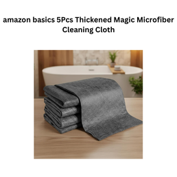 amazon basics 5Pcs Thickened Magic Microfiber Cleaning Cloth