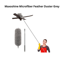Maxoshine Microfiber Feather Duster Grey