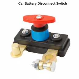 STHIRA® Car Battery Disconnect Switch for 12V/24V Vehicles Heavy-Duty Battery Cut Off Switch for Cars, Trucks, and SUVs