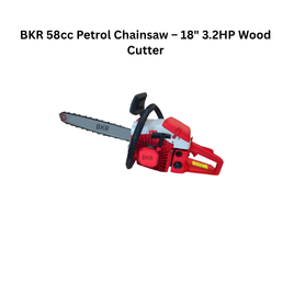 BKR 58cc Petrol Chainsaw – 18" 3.2HP Wood Cutter