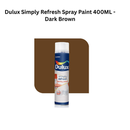 Dulux Simply Refresh Spray Paint 400ML - Dark Brown