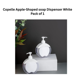 Copelle Apple-Shaped soap Dispenser White Pack of 1