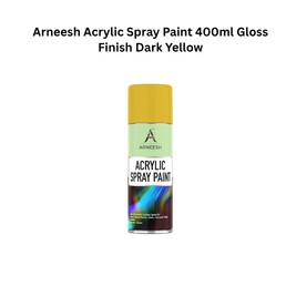 Arneesh Acrylic Spray Paint 400ml - Dark Yellow