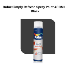 Dulux Simply Refresh Spray Paint 400ML - Black