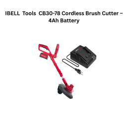 IBELL Tools CB30-78 Cordless Brush Cutter – 4Ah Battery