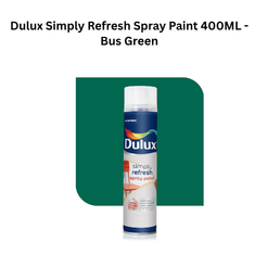 Dulux Simply Refresh Spray Paint 400ML - Bus Green