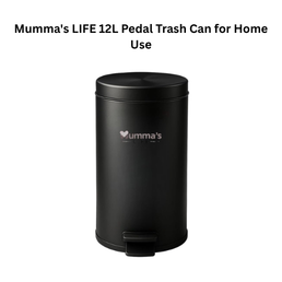 Mumma's LIFE 12L Pedal Trash Can for Home Use