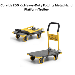 Corvids 200 Kg Heavy-Duty Folding Metal Hand Platform Trolley