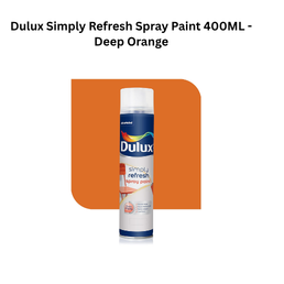 Dulux Simply Refresh Spray Paint 400ML - Deep Orange