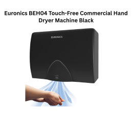 Euronics BEH04 Touch-Free Commercial Hand Dryer Machine Black