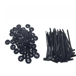 MANVI Car Bumper Repair Kit, Universal Car Door Trim Panel Clip Removal Tool Kits, Car Rivets Push Retainer Clips & Auto Fasteners remover for Most Car