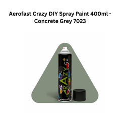Aerofast Crazy DIY Spray Paint 400ml - Concrete Grey 7023