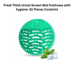 Fresh Think Urinal Screen Mat freshness with hygiene -10 Pieces Coolmint