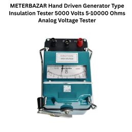 Meterbazar Hand Driven Generator Type Insulation Tester