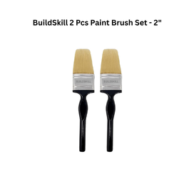 BuildSkill 2 Pcs Paint Brush Set - 2"