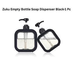 Zuku Empty Bottle Soap Dispenser Black-1 Pc