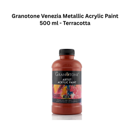 Granotone Venezia Metallic Acrylic Paint 500 ml - Terracotta