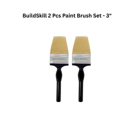 BuildSkill 2 Pcs Paint Brush Set - 3"
