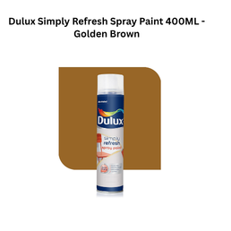 Dulux Simply Refresh Spray Paint 400ML - Golden Brown