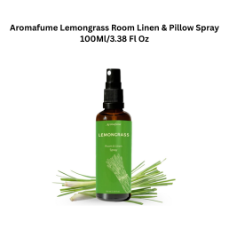 Aromafume Lemongrass Room Linen & Pillow Spray 100Ml/3.38 Fl Oz