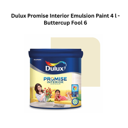 Dulux Promise Interior Emulsion Paint 4 l - Buttercup Fool 6