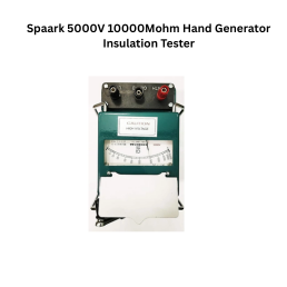 Spaark 5000V 10000Mohm Hand Generator Insulation Tester