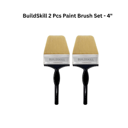 BuildSkill 2 Pcs Paint Brush Set - 4"