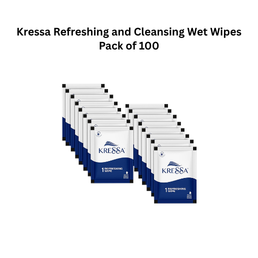 Kressa Refreshing and Cleansing Wet Wipes Pack of 100