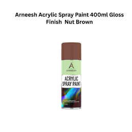 Arneesh Acrylic Spray Paint 400ml - Nut Brown